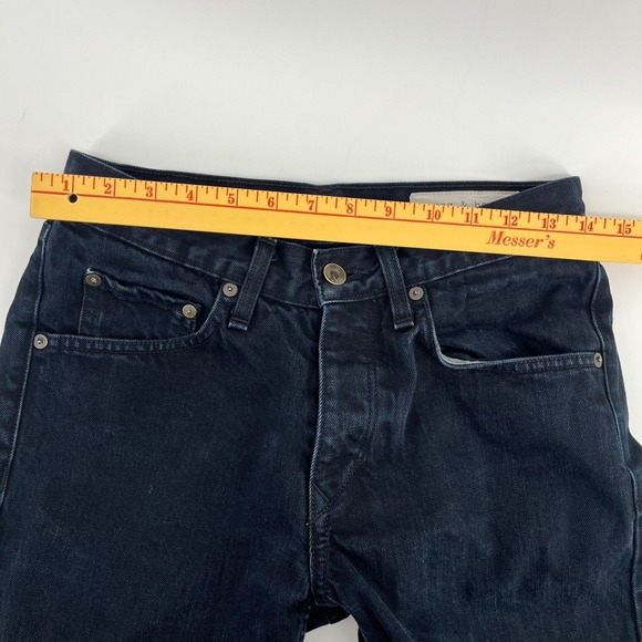 rag & bone RB15X Slim Straight Black Denim Jeans Button Fly Cotton Women Size 30 - Picture 4 of 9